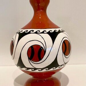 Ukrainian Ceramic round bellied vase